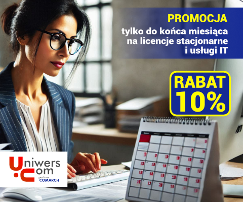 Promocja - Tylko do końca miesiąca -10%