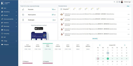 Comarch HRM e-pracownik ( Samoobsługa pracownicza )