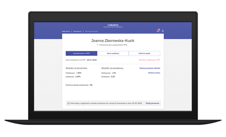 Comarch PPK Enterprise do 1000 pracowników