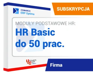 HR Basic do 50 pracowników – Kadry i Płace (subskrypcja)