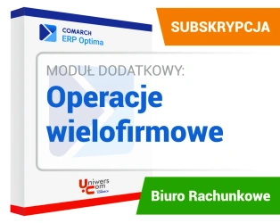 Comarch ERP Optima Operacje wielofirmowe - subskrypcja