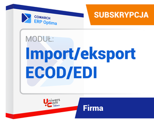 Import/eksport ECOD/EDI – subskrypcja