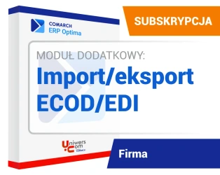 Import/eksport ECOD/EDI – subskrypcja