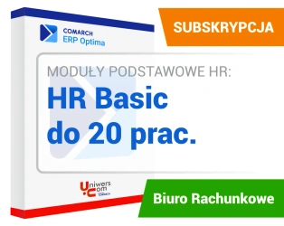 HR Basic do 20 pracowników – Kadry i Płace (Biuro Rachunkowe, subskrypcja)